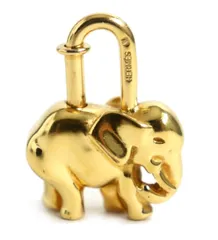 良品◎1997年限定 HERMES エルメス ゾウ/エレファント/象 カデナ