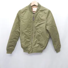 ◇ ⊇ SLY スライ ミリタリー 長袖 MA-1 ブルゾン サイズ1 カーキ レディース E  【1412260012942】