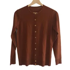 【未使用品級】ミューズドゥーズィエムクラス　ロングカーディガン　焦茶　フリー DUSAN/ドュサン】CASHMERE LONG カーディガン（カーディガン