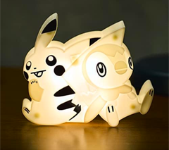 smart(スマート) 2022年 1月号 付録のみ　ポケットモンスターピカチュウ＆ポッチャマLEDルームライト