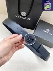 【今日特価】Versace メダサ レザーベルト