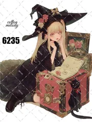 original sticker no.6235 // 人物ステッカー オリジナルステッカー オリジナル人物ステッカー ステッカー 装飾ステッカー cotton melody