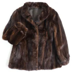 毛並み美品○MINK ミンク 本毛皮ショートコート ジャケット