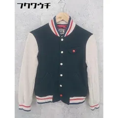 ◇ FRAPBOIS half フラボア ハーフ ジャケット ブルゾン サイズ1 ネイビー系 ベージュ レディース 【1101290010843】