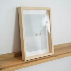 【A4】A.P.J. | アートボックスフレーム A4サイズ 6色展開 | 木製額縁 | A4 (210x297mm) 平面 立体 フィギュアBOX フラワーアレンジメント ナチュラル ギフト 誕生日プレゼント 写真 フォトフレーム インテリア ポスターフレー