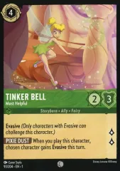【中古】Disney Lorcana 93/204[C]：Tinker Bell Most Helpful