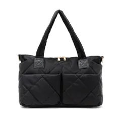 [VITAFELICE] ヴィータフェリーチェ キルティング2wayナイロンビッグトート レディース nsb-30146z (ブラック)