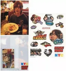 【中古】クリアファイル(男性アイドル) 山田涼介(NYC) ミニファイルセットB(ステッカー・ブロマイド付き) ジャニーズショップ限定