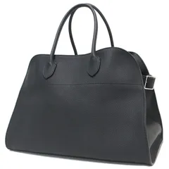 美品 THE ROW ザ ロウ バッグ ハンドバッグ マルゴー 15 SOFT MARGAUX 15 W1255 L133 レザー 牛革 ブラック 黒 イタリア製 ブランド カバン【レディース】のサムネイル