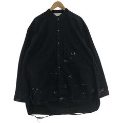 ANCELM DENIM PAINT LONG SHIRT  SIZE 2 ANC-SH25-A