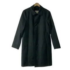 【極美品】　定価14.8万　マッキントッシュ　コート　36 黒 SOSバナー各種_インフォサイト＿