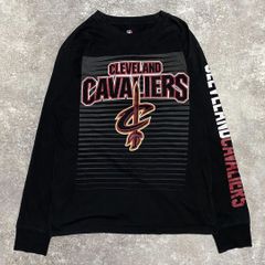 NBA クリーブランド・キャバリアーズ ロゴ ロングスリーブ Tシャツ UNK 古着 バスケ