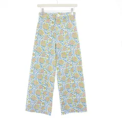 SZ BLOCK PRINTS 花柄ストライプカジュアルパンツ XS