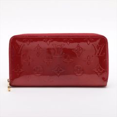【訳あり】 LOUIS VUITTON ルイ・ヴィトン モノグラム・ヴェルニ ジッピーウォレット ラウンドジップウォレット 長財布 M90200 スリーズ （赤系） スペイン製