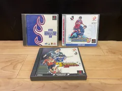 [FIFA Road to WORLD CUP98][実況ウイニングイレブン3][Jリーグ 実況ウイニングイレブン2000] PS1 ソフト mEE133 ● ★