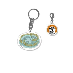 366日古生物キーホルダー 10月16日 トリブラキディウム?　アクリルキーホルダー 恐竜 ディノ キッズ 誕生日 記念日 アニバーサリーキーホルダー