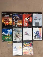 PlayStation2　プレステーション2　プレステ　 ゲーム　ソフト　10本セット　まとめ売り　「ファイナルファンタジー」「グランツーリスモ」「キングダムハーツ」「みんなのGOLF」「サルゲッチュ」など　SWGAMES