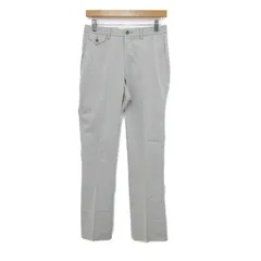 ダーバン テーパードパンツ センタープレス ストライプ柄 ボトムス メンズ 74サイズ グレー系 Durban 【中古】のサムネイル