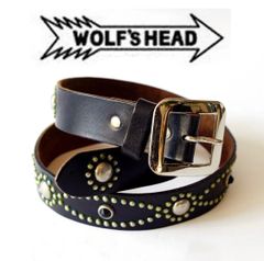 WOLF'S HEAD STUDS BELT ウルフズヘッド スタッズベルト - メルカリ