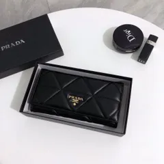 プラダの爆金/財布、クレジットカードスロットに紙幣と手形を収納し、両用バッグ財布、[本日特価|新品未使用品]
