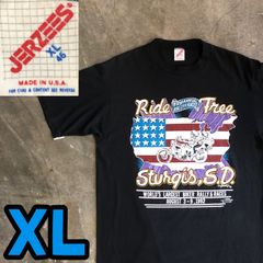 T5978 JERZEES アメリカン　バイク　Tシャツ USA製　古着