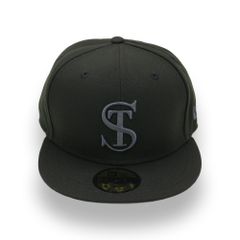 日本未発売 ニューエラ X トッド・スナイダー TS ロゴ キャップ / NEW ERA X TODD SNYDER TS LOGO 59FIFTY CAP [BLACK]
