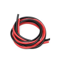 Boladge 6メートル10AWG シリコーン線柔軟な10ゲージ座礁銅線 RCラジコン接続ケーブル (黒3メートルと赤3メートル)