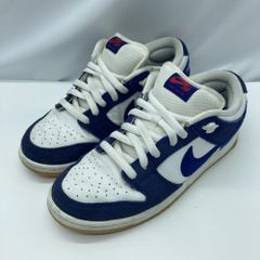 【中古】NIKE SB DUNK LOW PRO PRM LOS ANGELS DOGERS サイズ28cm DO9395-400 △ソール減り、履き皺大 ホワイト ネイビー[19]