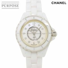 シャネル CHANEL J12 29mm H2570 レディース 腕時計 8P ダイヤ ホワイトシェル ホワイト セラミック クォーツ ウォッチ 90285653
