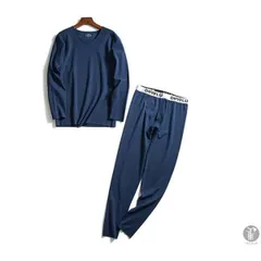 発熱インナー 微起毛インナー メンズ インナーセット 上下セット あったか インナー 裏起毛 無地 長袖 肌着 ロングパンツ 保温 暖かい 防寒インナー 防寒 ストレッチ 柔らかい 肌に優しい 防寒対策 冬対策 chenbang04