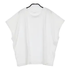 GALERIE VIE ファインコットンワイドクルーネックプルオーバー 定13200円 カットソー 24SS ホワイト レディース ギャルリーヴィー【中古】5-0608S♪