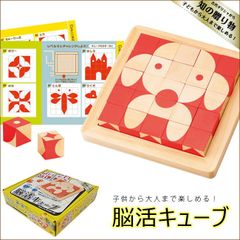 【新品】知育玩具　脳活(のうかつ)キューブ　3歳～　大人も遊べる
