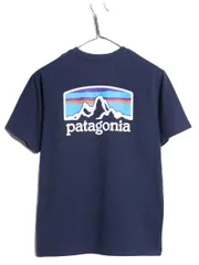 【お得なクーポン配布中!】 21年製 パタゴニア 両面 プリント 半袖 Tシャツ メンズ XS 古着 Patagonia アウトドア グラフィック イラスト バックプリント クルーネック