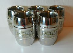 格安 EXCELLA エクセーラ シリーズ ビーグラス コップ ビアタン ステンレス製タンブラー 5個 20250720 j m 0717