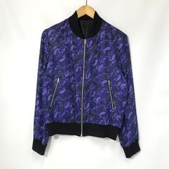 ETRO ペイズリー柄 ボンバージャケット ネイビー L - メルカリ