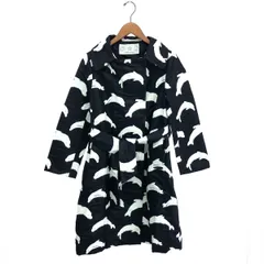 tsumori chisato ツモリチサト ロングコート サイズ:2 イルカ柄    ブラック/ホワイト レディース / 240001161467のサムネイル