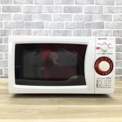 シャープ RE-T3-W5 2019年製 電子レンジ 20L 700W 50hz 東日本専用 【中古】