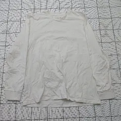 ◇ Θ adidas アディダス シンプル系 長袖 長袖Ｔシャツ サイズXL ホワイト系 レディース E  【1508260027632】