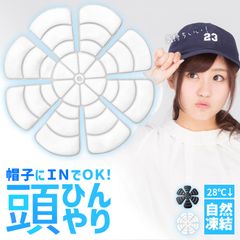 アイスパッド 帽子用 28度自然凍結 PCM 黒 白 アイスシート 結露無し ヘッドクーラー 頭皮冷却 冷感マット メットキャップ バケットハット 自転車 男性 女性 子供 高齢 冷却シート 暑さ対策 スポーツ 現場 外出 キャン