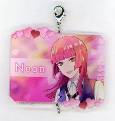 【中古】雑貨 ネオン 連結アクリルキーホルダー 「eチャンス! テクノロイド ユニゾンハート ～ハーフアニバーサリー～ オンラインくじ vol.1」 B-4賞