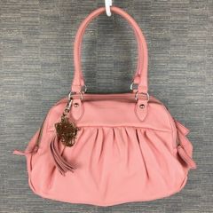 超美品】Melissa メリッサ 定価23100円 本革バッグ ピンク レザー 