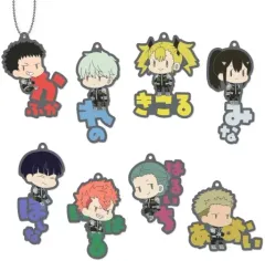 【中古】キーホルダー 全8種セット 「怪獣8号 おなまえぴたんコ ラバーマスコット」