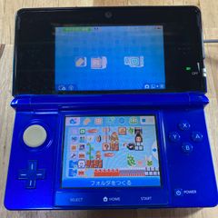 【動作確認済】NINTENDO 3DS コバルトブルー ニンテンドー3DS 欠品有