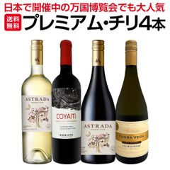 日本で開催中の万国博覧会でも大人気！話題のプレミアム・チリ4本セット！