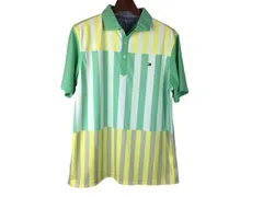 【中古ゴルフウェア】TOMMY HILFIGER GOLF(トミーヒルフィガーゴルフ) 半袖ポロシャツ LL