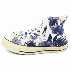 コンバース CONVERSE リゾート アロハ HI スニーカー シューズ キャンバス 総柄 26cm 青 ブルー D95958 /JS