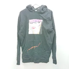 ◇ STARTER BLACK LABEL フロントプリント フーディー コットン100％ 長袖 パーカー サイズXL ブラック レディース E  【1309040078499】