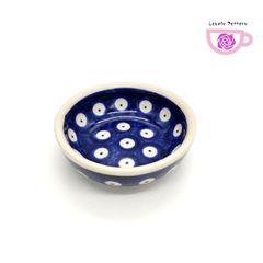 豆皿　VENA　直径7.3cm　ポーランド食器　ヴェナ　ピーコックアイ
