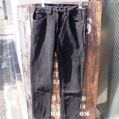 90s カナダ製【LEVI'S】 リーバイス 512 ブラック デニム スリム フィットテーパードレッグ ジーンズ 黒◆size：w32 (80㎝)
