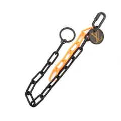 ルイヴィトン LOUIS VUITTON ポルト クレ キーチェーン ウォレットチェーン キーリング アクセサリー 黒 ブラック MP2296 ☆AA★のサムネイル